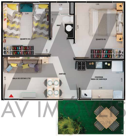 PLANTA-HUMANIZADA-TOWNHOUSE